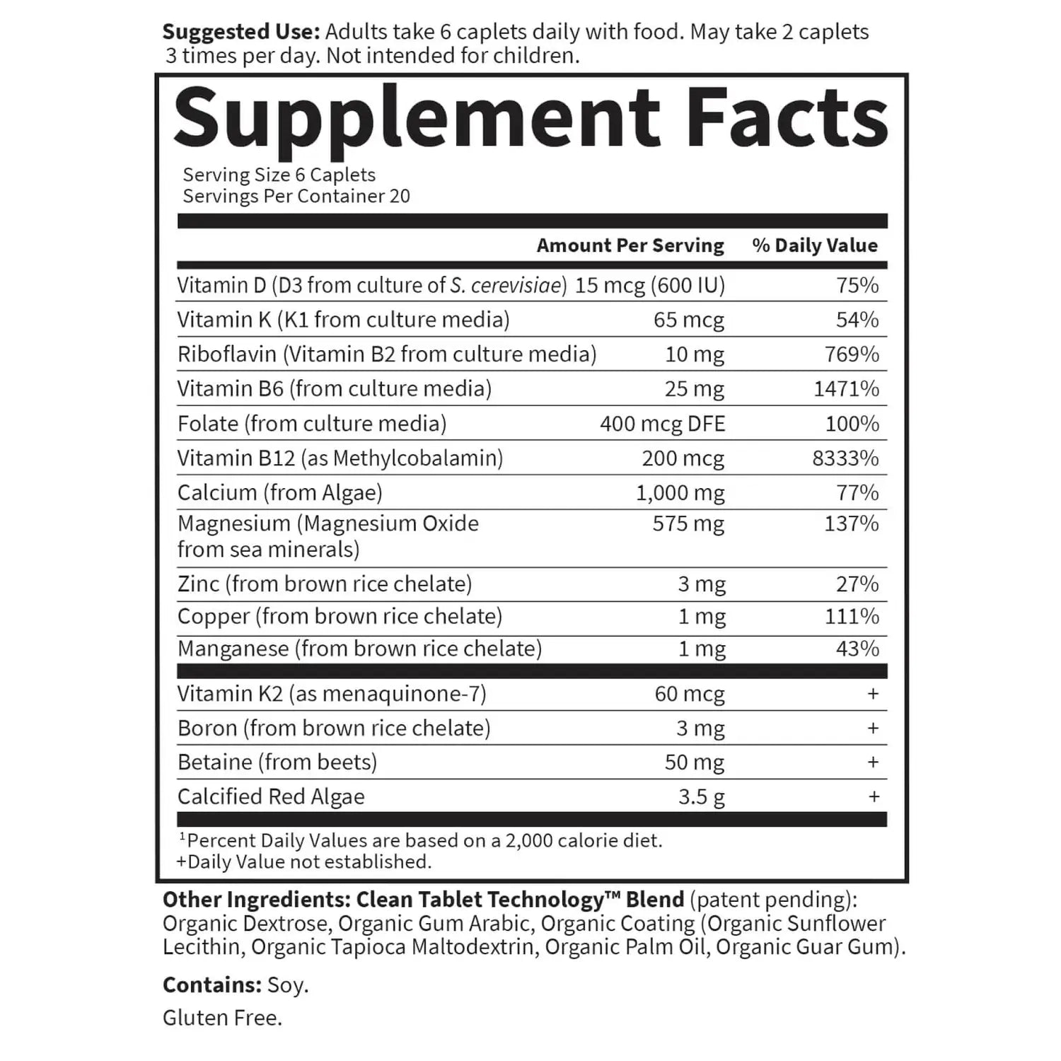 Garden of Life Living Calcium Advanced - 120 vegetarian caplets