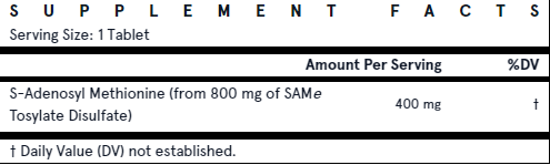 Jarrow Formulas SAMe 400 - 60 tabs