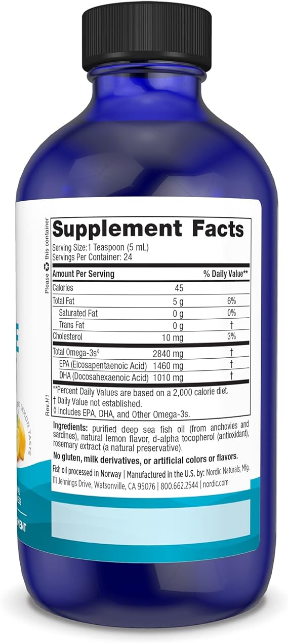 Nordic Naturals Ultimate Omega, 2840mg Lemon - 119 ml