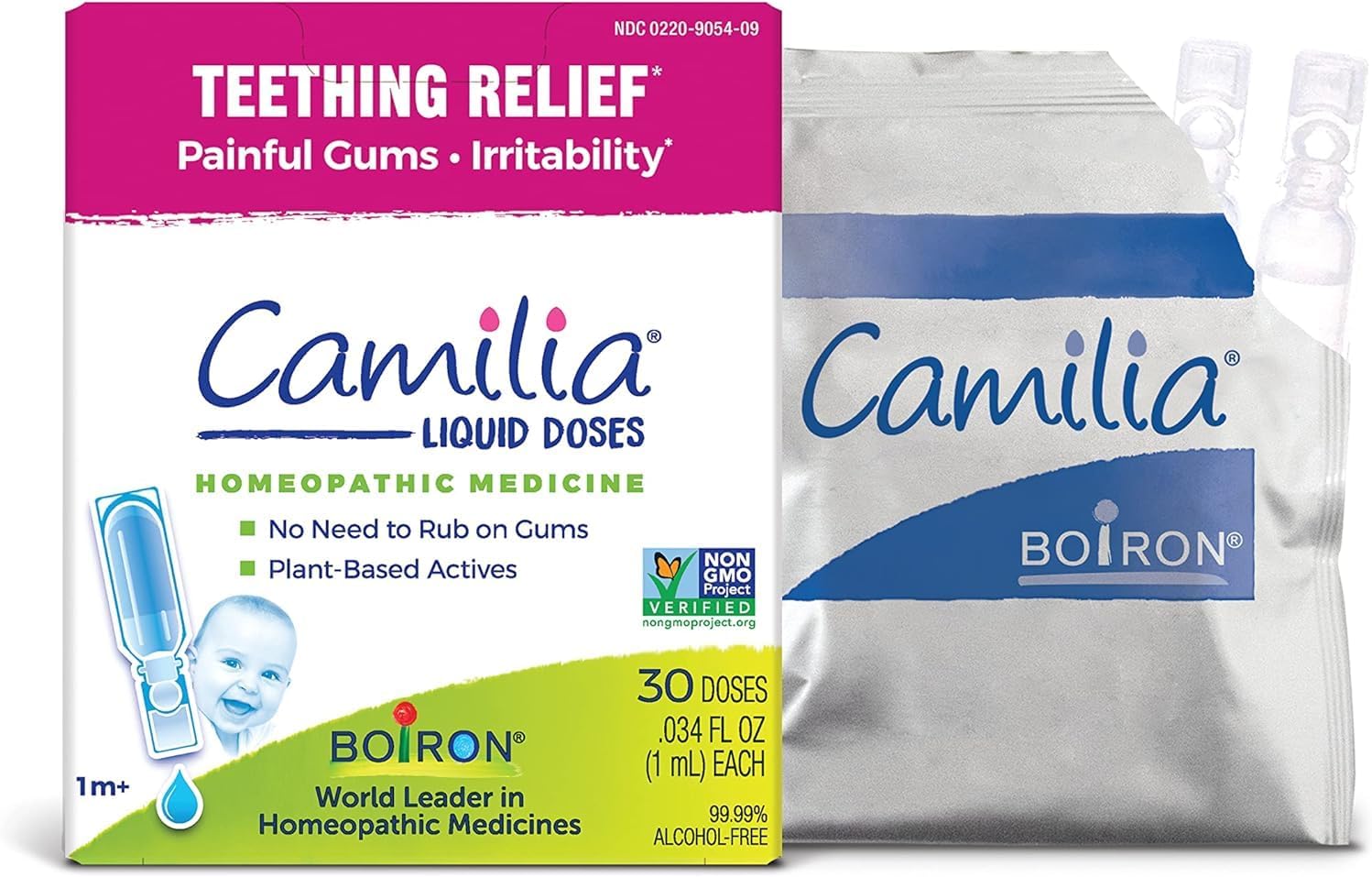 Camilia 30 Doses Teething Relief | Homeopathic Relief for Baby's Teething Pain