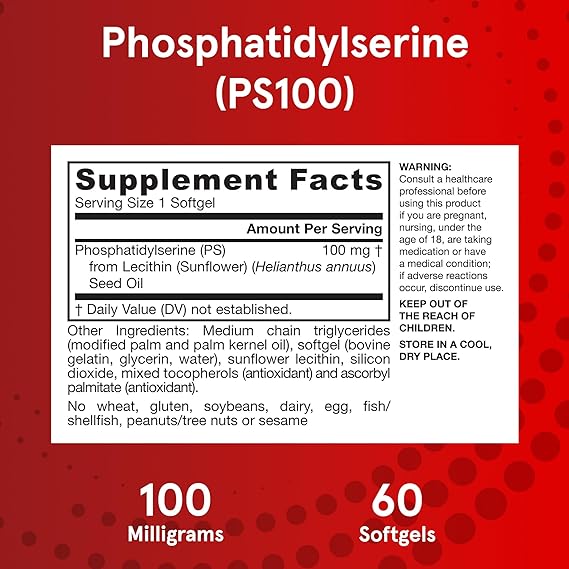 Jarrow Formulas PS 100 - 30 softgels