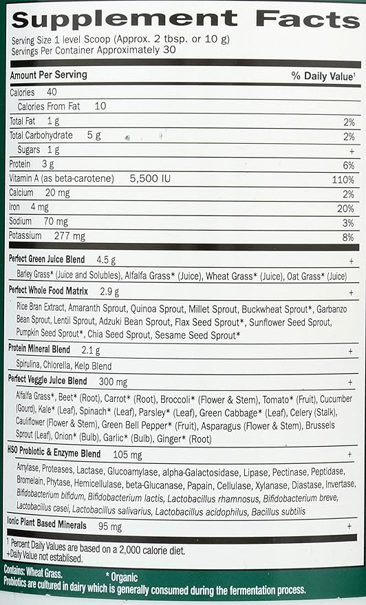 Garden of Life Perfect Food Original - 300g