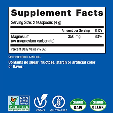 Natural Vitality Calm Magnesium Powder, Unflavored - 113g