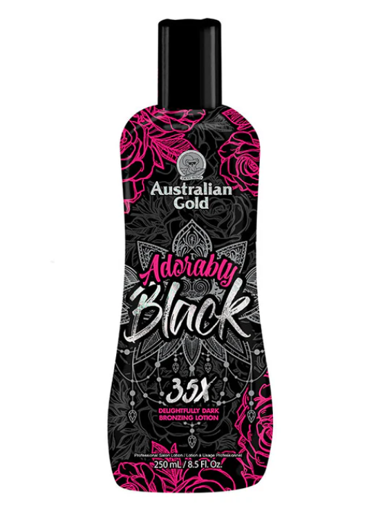 Shop Australian Gold Adorably Black Tanning Lotion 250ml | Deep Tan Formula