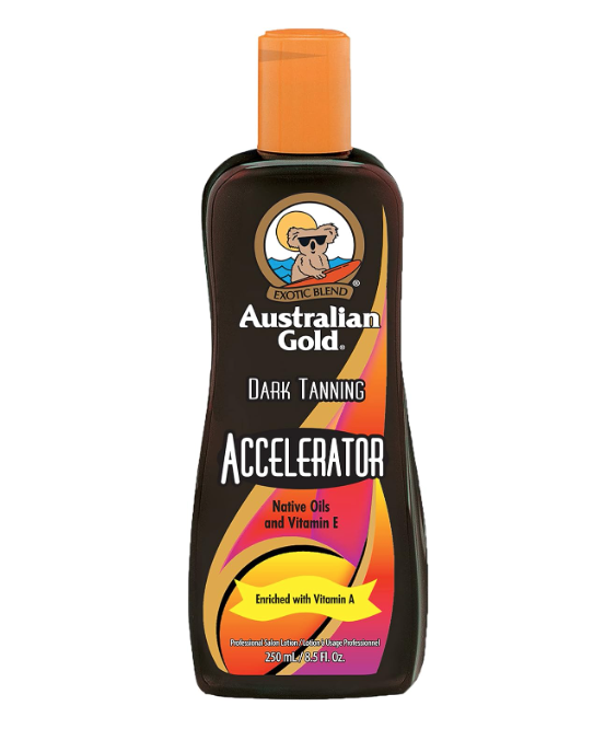 Shop Australian Gold Dark Tanning Accelerator Lotion 250ml | Ultimate Tan Enhancement