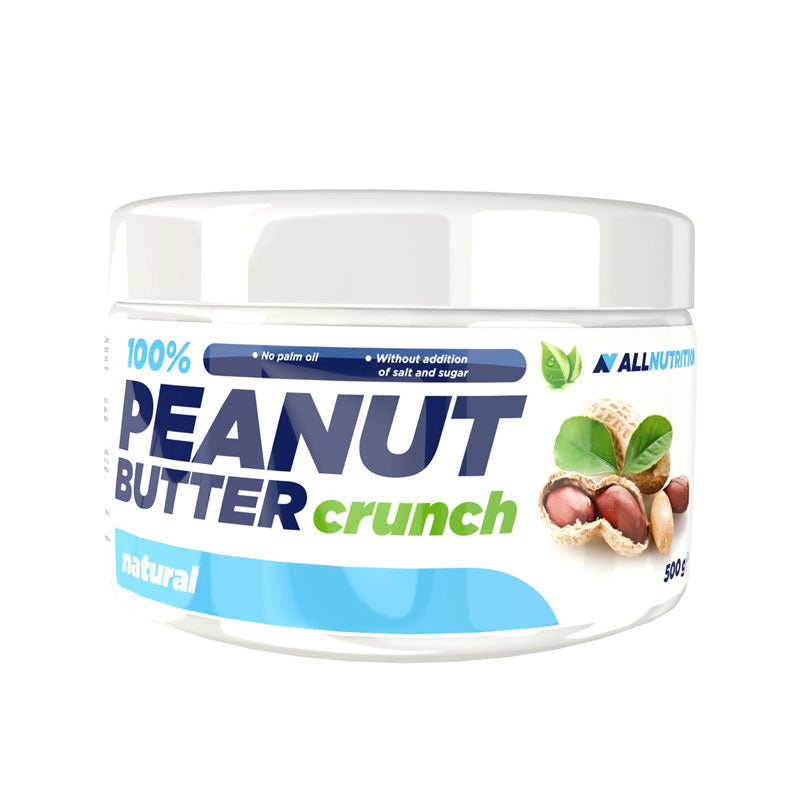 Allnutrition 100% Peanut Cream Crunch | High-Protein, No Sugar Added