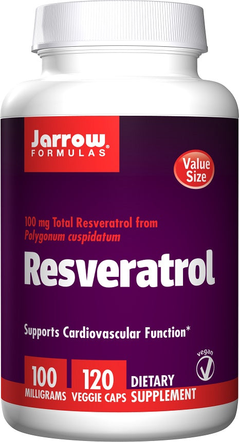 Jarrow Formulas Resveratrol, 100mg - 120 vcaps