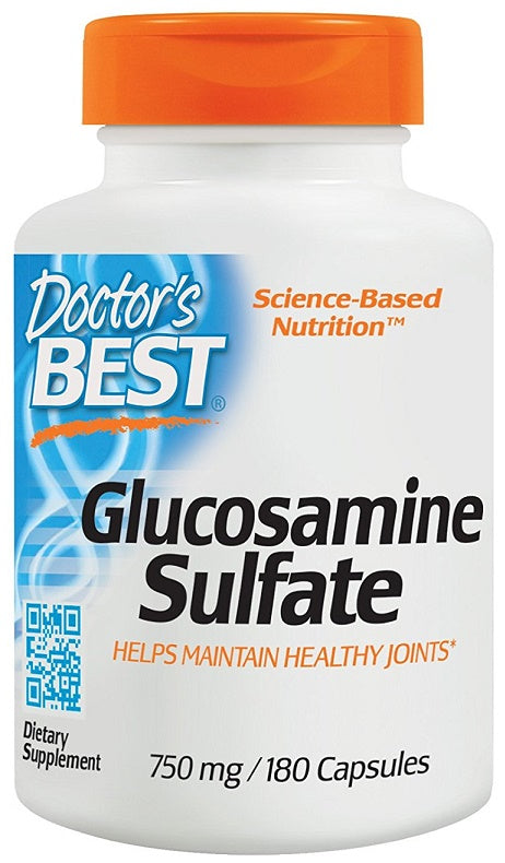 Doctor's Best, Glucosamine Sulfate, 750mg - 180 caps