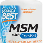 doctor's best msm with optimsm to support joint health 1000mg 360 caps
