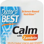 doctor's best calm with zembrin to help combat stress and tension