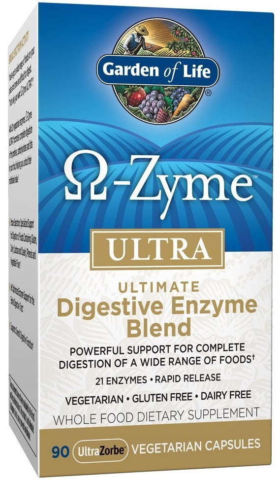 Garden of Life Omega Zyme Ultra - 90 vcaps
