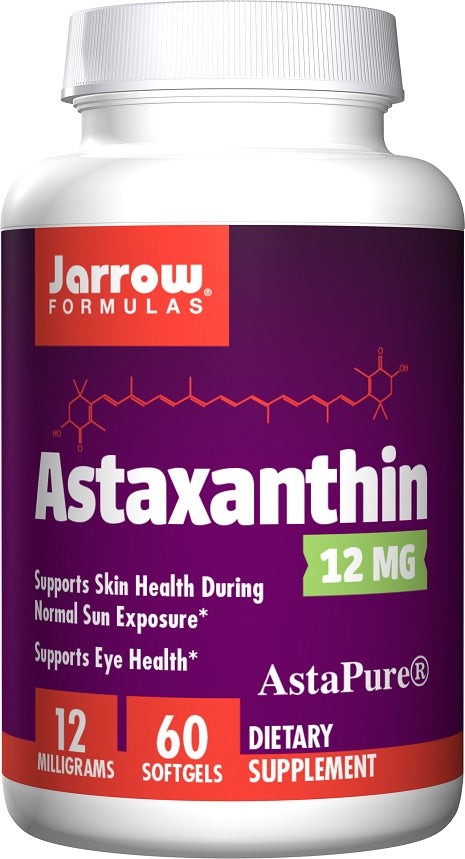 Jarrow Formulas Astaxanthin, 12mg - 60 softgels