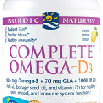 Nordic Naturals Complete Omega-D3, 565mg Lemon - 60 softgels