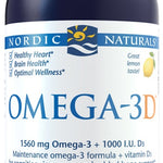 Nordic Naturals Omega-3D, 1560mg Lemon - 237 ml.