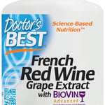 Doctor's Best, French Red Wine Grape Extract with Biovin, 60mg - 90 vcaps