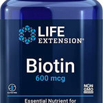 life extension biotin 600 mcg for healthy hair and nails