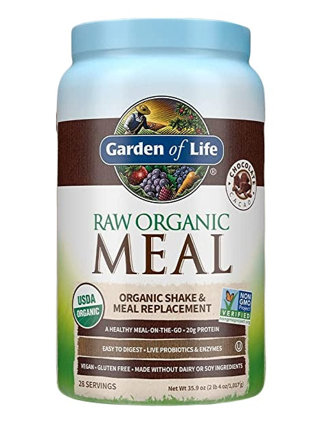 Garden of Life Raw Organic Meal, Chocolate Cacao - 1017g