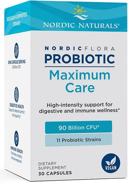 Nordic Naturals Nordic Flora Probiotic Maximum Care - 30 vcaps