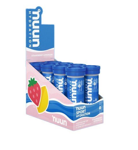 Nuun Sport Hydration, Strawberry Lemonade - 8 x 10 count tubes