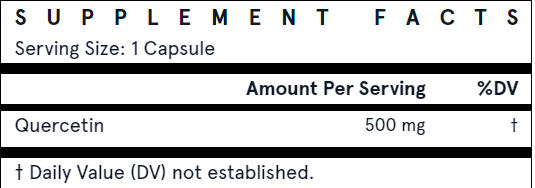 Jarrow Formulas Quercetin, 500mg - 200 vcaps