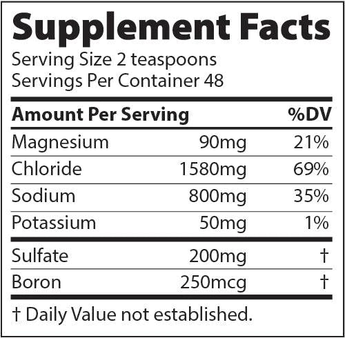 Trace Minerals Utah Sea Minerals -  473 ml.