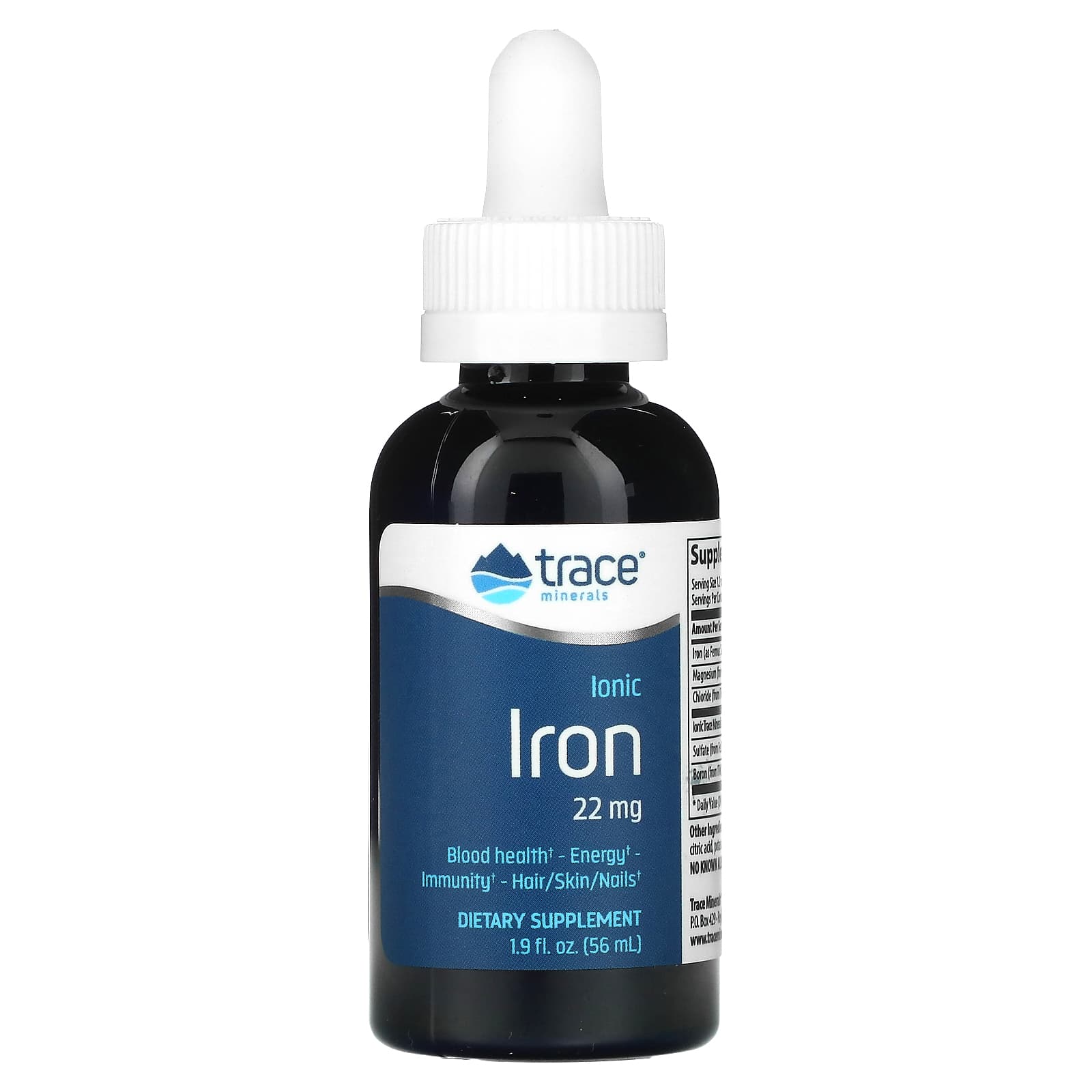 Trace Minerals Ionic Iron, 22mg - 56 ml.