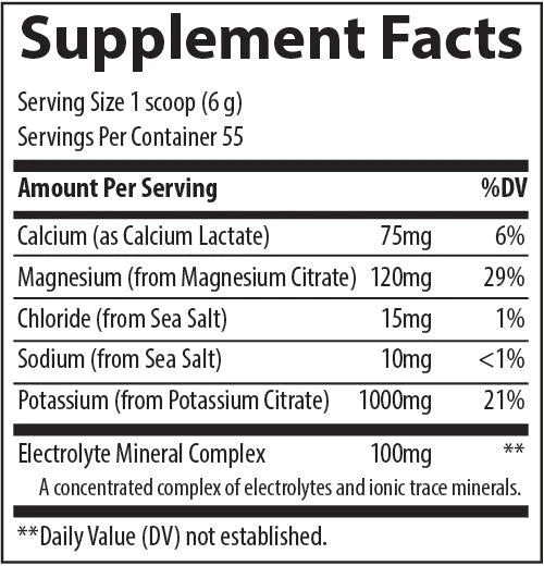 Trace Minerals Keto Electrolyte Powder, Lemon Lime - 330g