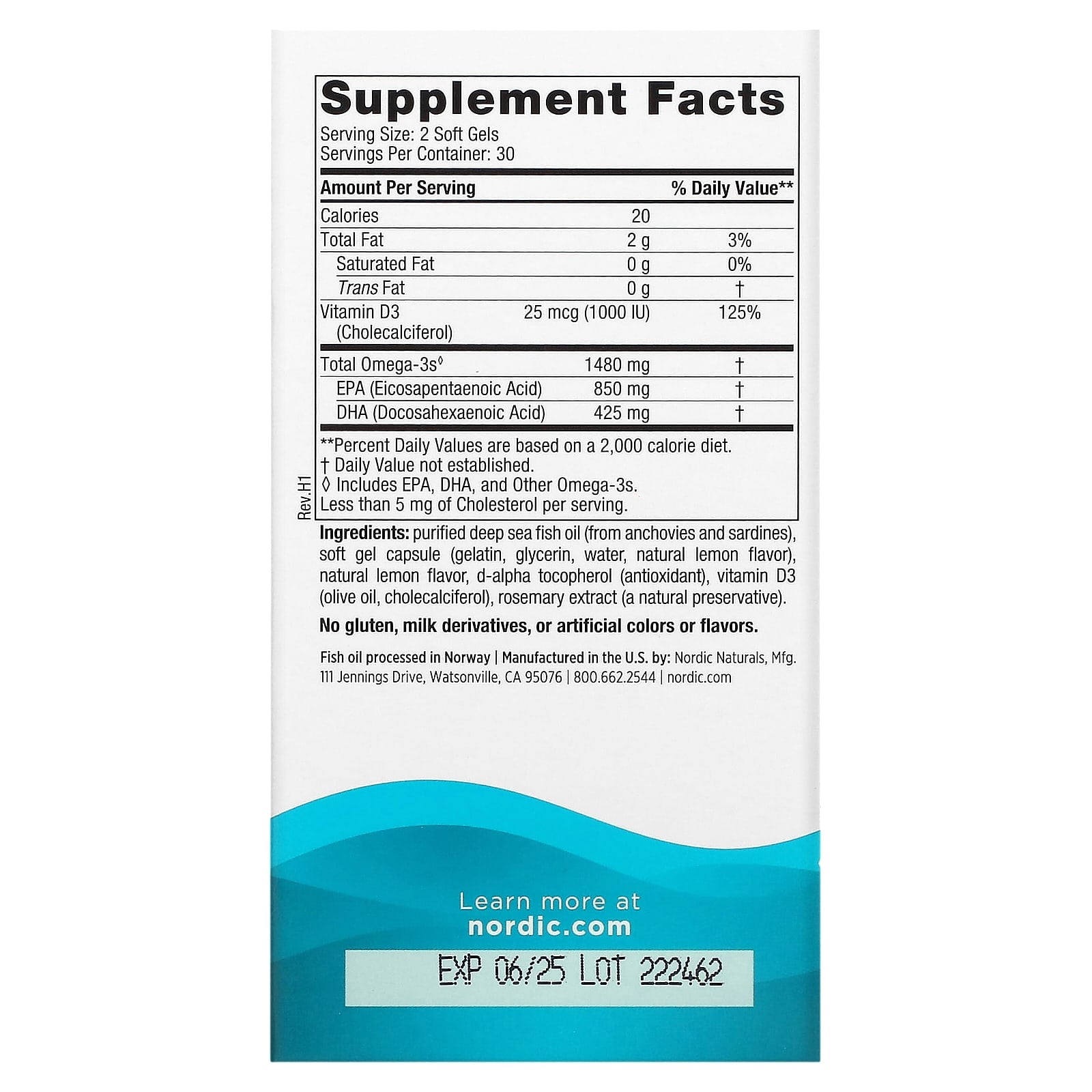 Nordic Naturals Children's DHA, 250mg Strawberry - 90 mini softgels