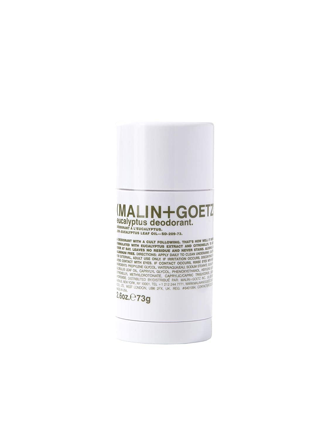 Malin + Goetz Eucalyptus Deodorant Stick- Unisex 2.6 oz