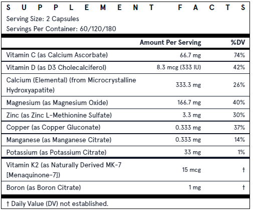 Jarrow Formulas BoneUp Capsules - 240 caps