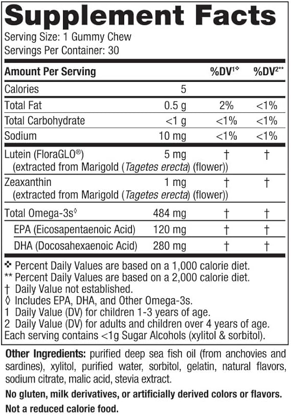 Nordic Naturals Children's Eye Health, Strawberry Lemonade - 30 gummies