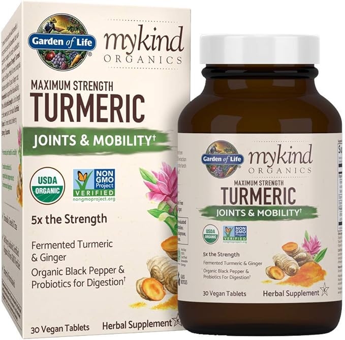 Garden Of Life Mykind Organics Maximum Strength Turmeric - 30 vegan tablets