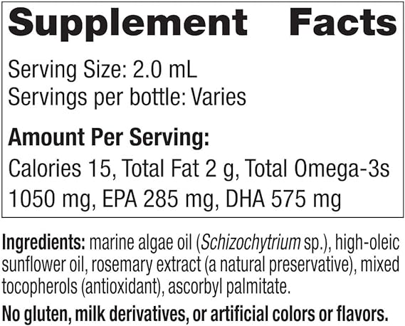 Nordic Naturals Baby's DHA Vegetarian, 1050mg - 30 ml.