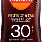 Carroten OmegaCare Tanning Oil SPF 30, 150 ml - Tan Accelerator with Sun Protection - Sun Tan Spray with Omega Fatty Acids - Spray Sunscreen with Carrot and Coconut Oils