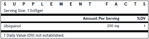 Jarrow Formulas Ubiquinol QH-absorb, 200mg - 60 softgels