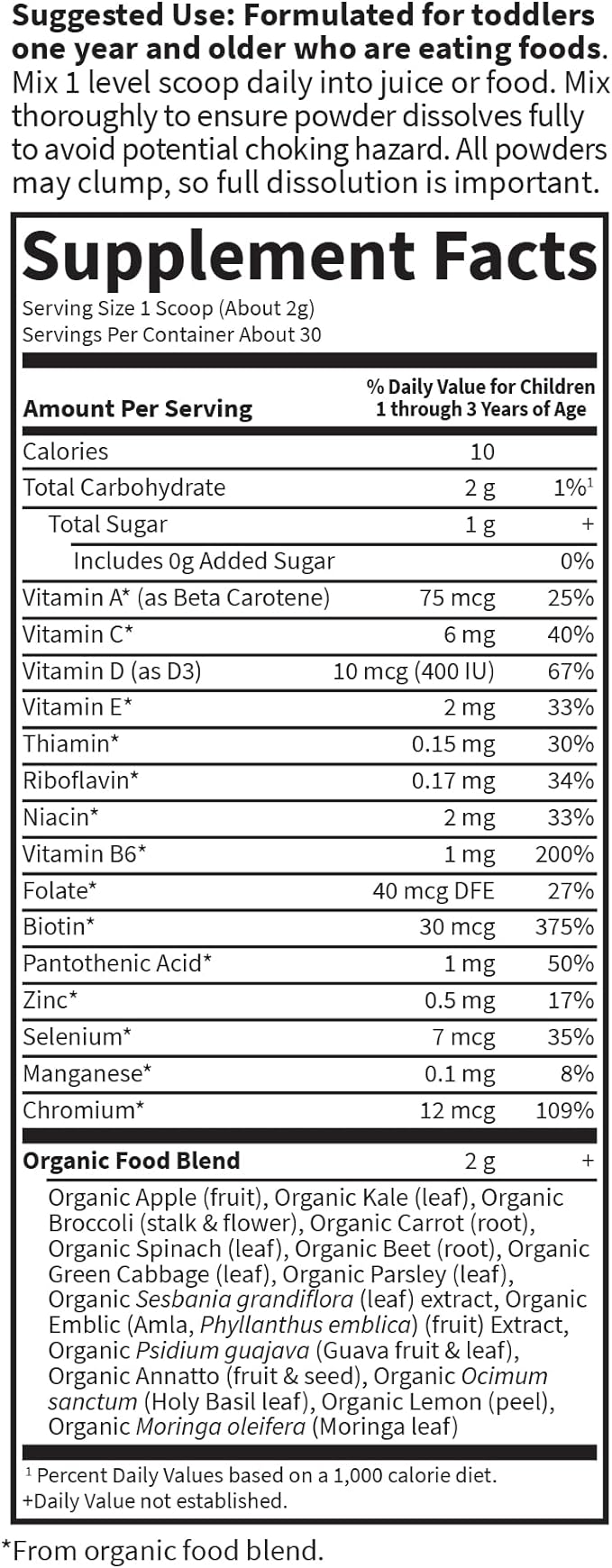 Garden of Life Kids Multivitamin Powder - 60g