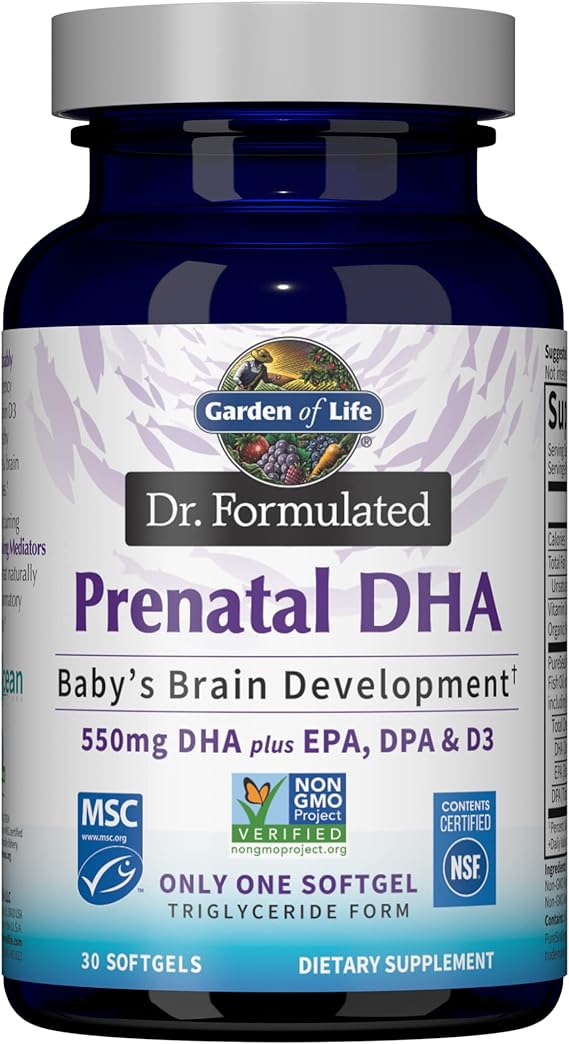 Garden of Life Dr. Formulated Prenatal DHA - 30 softgels