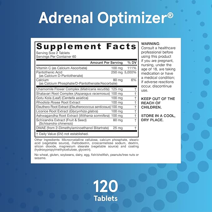 Jarrow Formulas Vegan Adrenal Optimizer - 120 tabs