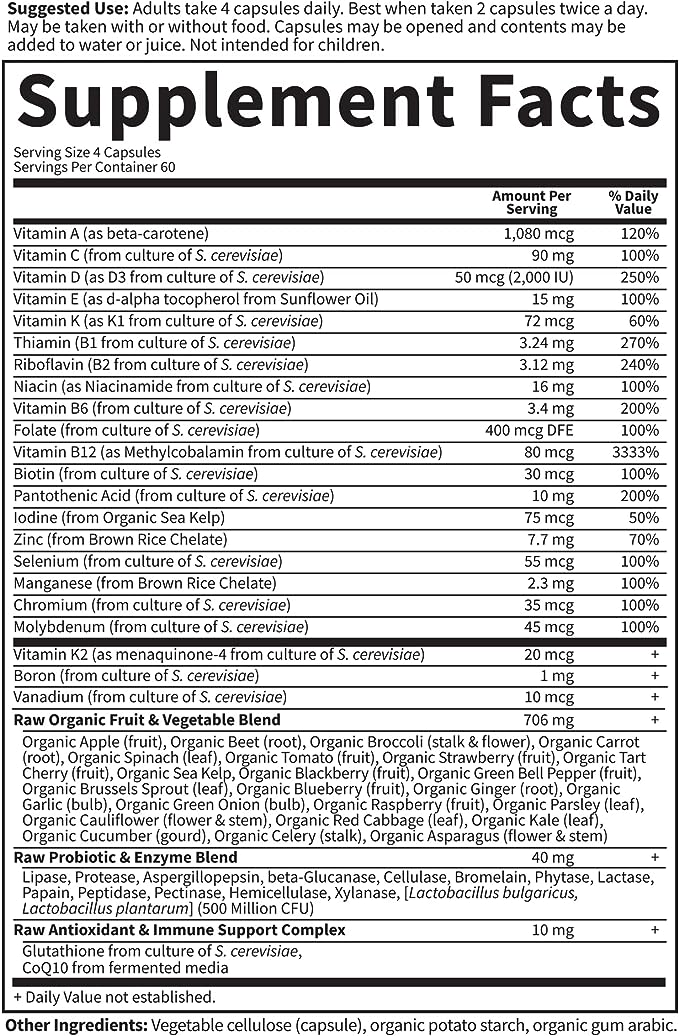 Garden of Life Vitamin Code 50 & Wiser Women - 240 vcaps