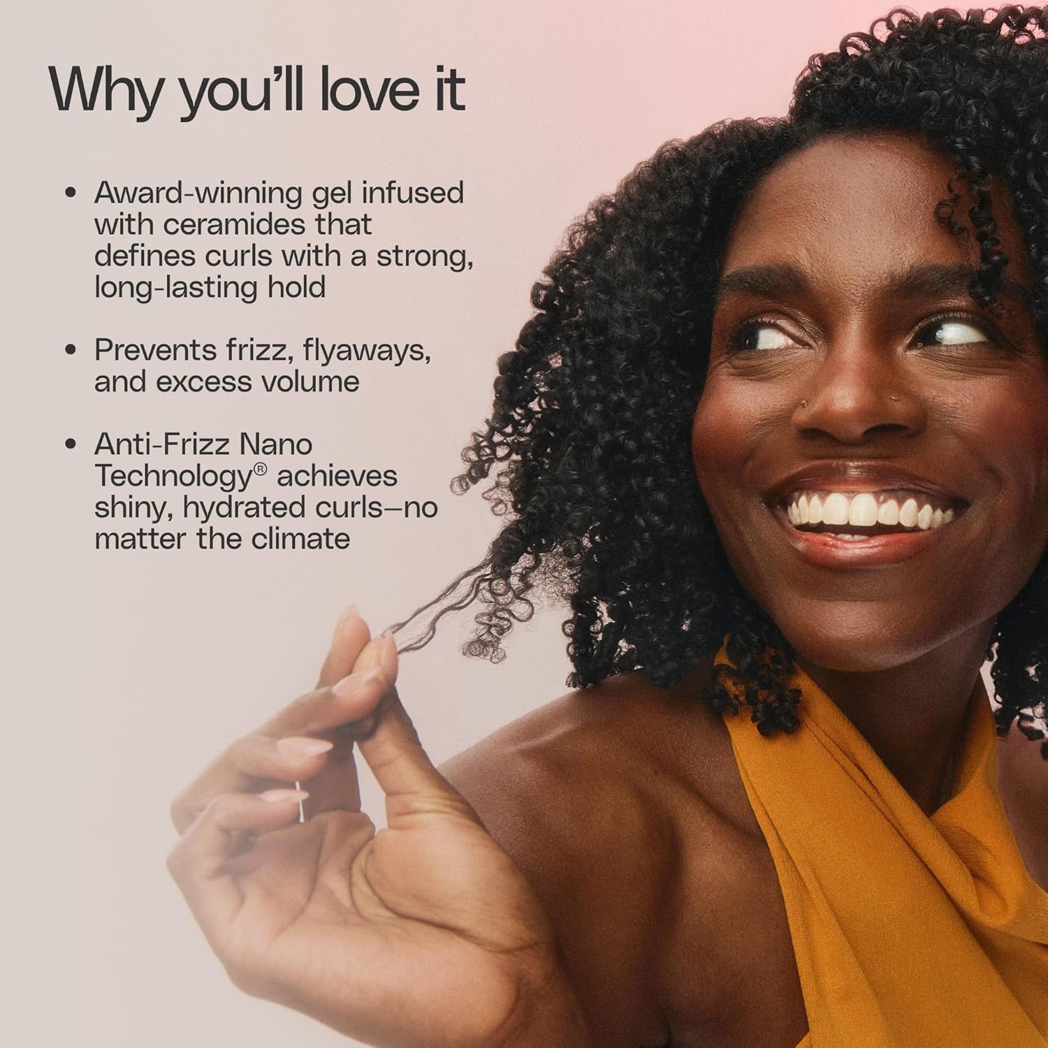 Ouidad Advanced Climate Control Heat and Humidity Stronger Hold Gel Define and Protect Curls Anti-frizz 250ml