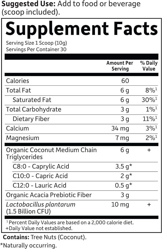 Garden Of Life Dr Formulated Keto Organic MCT Powder - 300g