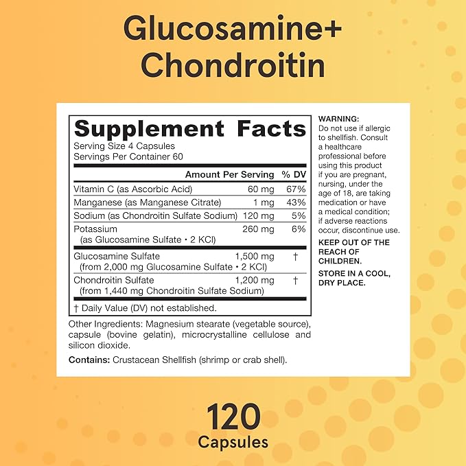 Jarrow Formulas Glucosamine + Chondroitin - 240 caps