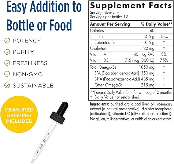 Nordic Naturals DHA Infant - 60 ml.