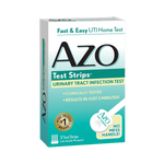 Azo urinary tract infection home test strips - 3 test strips. Clinically tested.