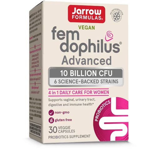 Jarrow Formulas Fem-Dophilus Advanced - Shelf Stable, 10 Billion CFU - 30 vcaps