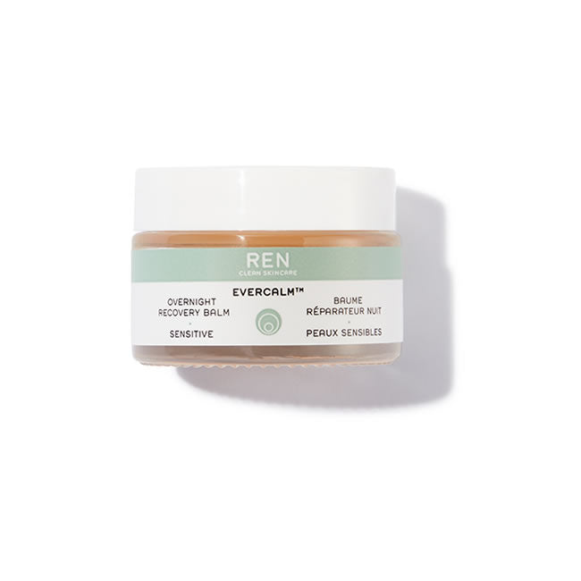 REN Evercalm Overnight Recovery Balm 30ml Soothing Face Moisturiser UK