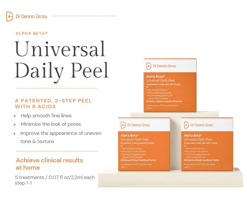Dr Dennis Gross Alpha Beta Universal Daily Peel, 5 Treatments, 3-Pack Bundle