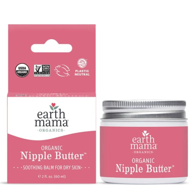 earth mama organic nipple butter balm for dry skin