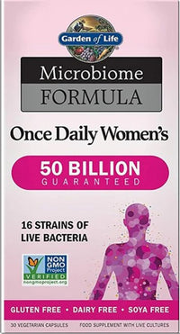 Garden of Life Dr. Probiotics for Women Once Daily, 30 Capsules