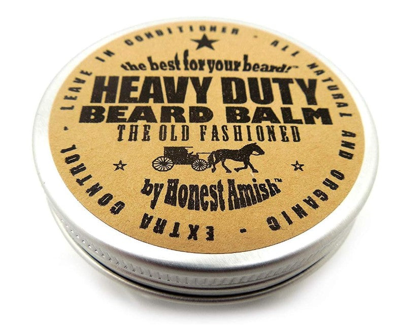 honest amish heavy duty beard balm 2oz